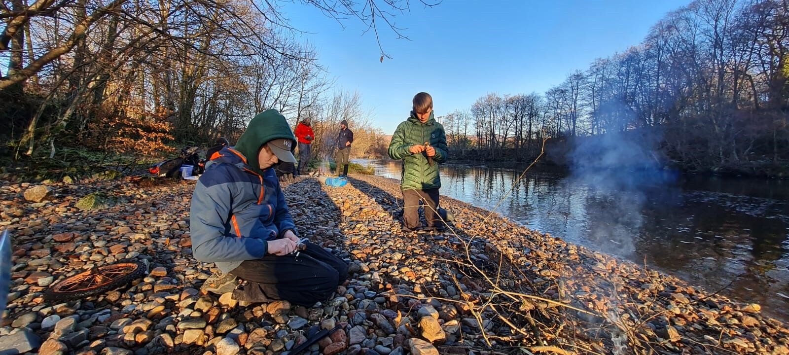 Nevis Junior Rangers wood carving - Ellie Moore