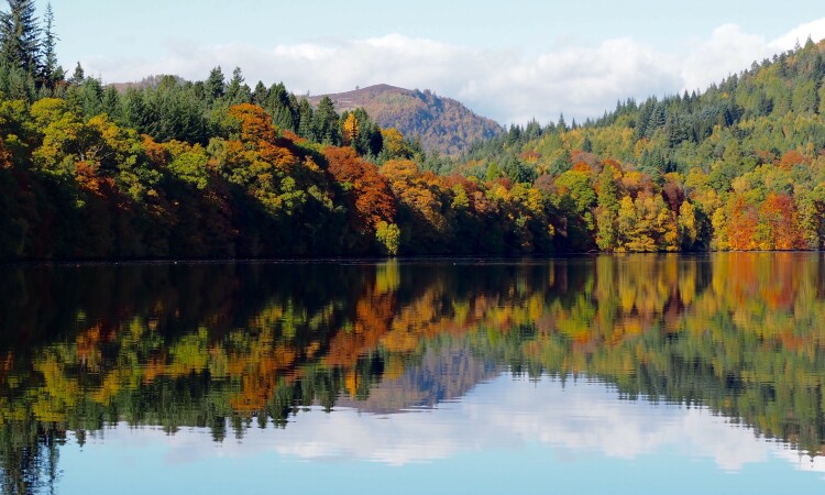 autumn reflections - pitlochry