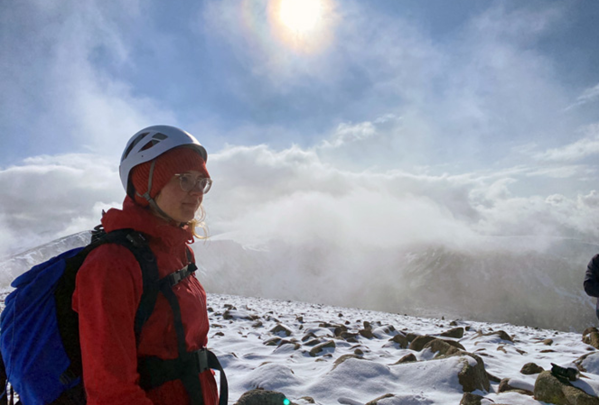 2024 Caroline Pakenaite winter climbing 2