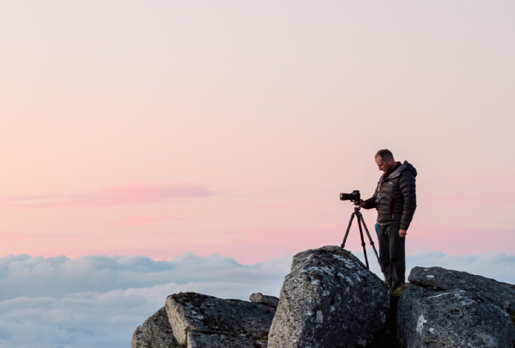 Creative Freedom logo on photo of Stephen Breslin by Stephen Blake 