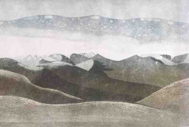 Cumbria Printmakers - Helvellyn by Glenn Tomkinson