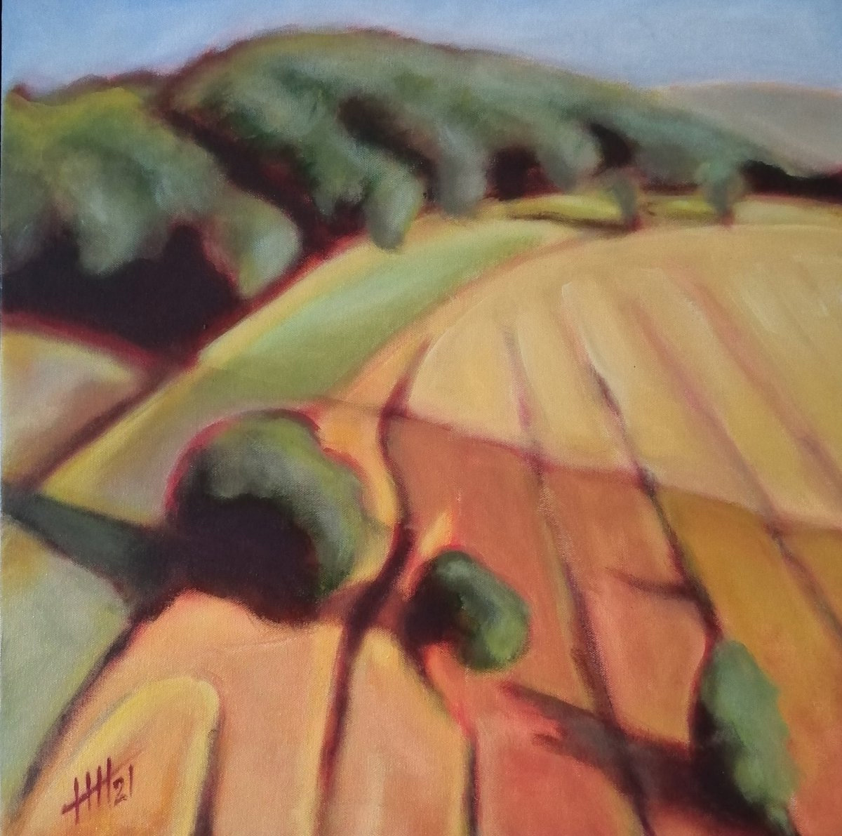 Holly Hayward painting