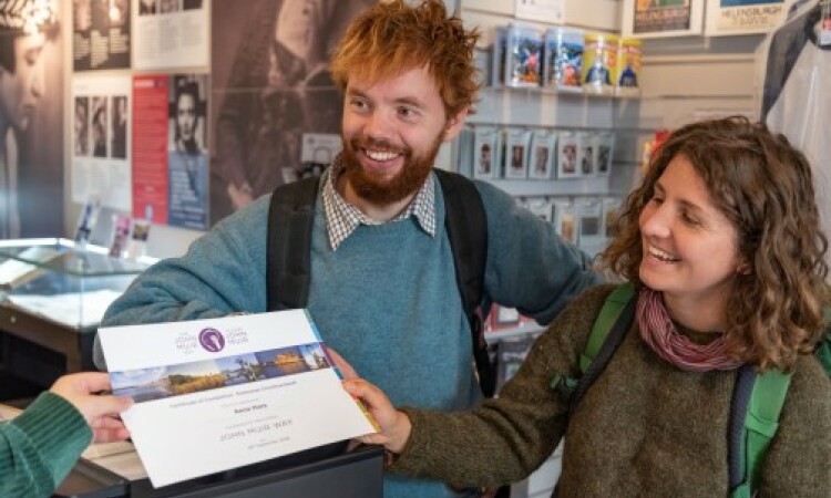 John Muir Way certificate