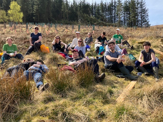 Jamie's Wood planting at Glenlude 1 - 2025