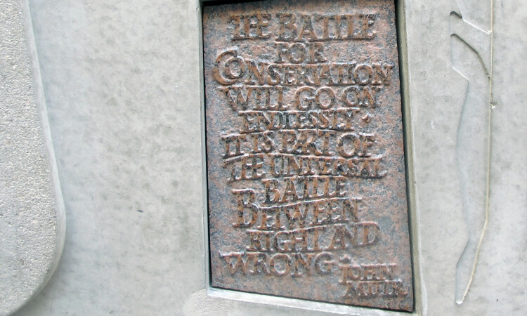 Scottish Parliament - John Muir quote