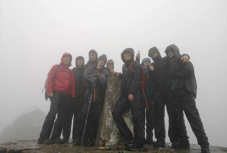 Junior Rangers - Nevis summit 2024