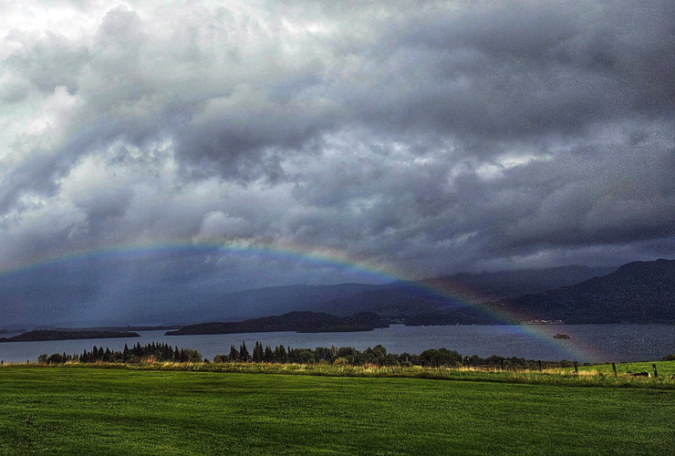 2025 Gathering - rainbows at Loch Lomond