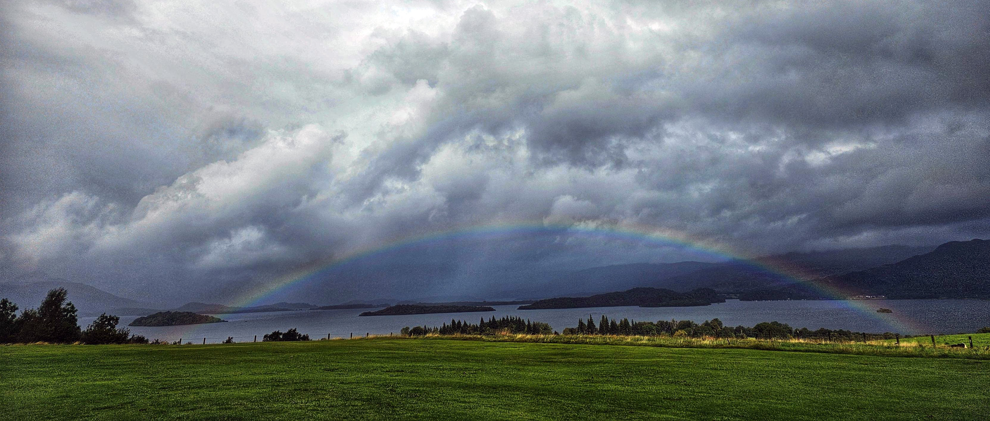 2025 Gathering - rainbows at Loch Lomond