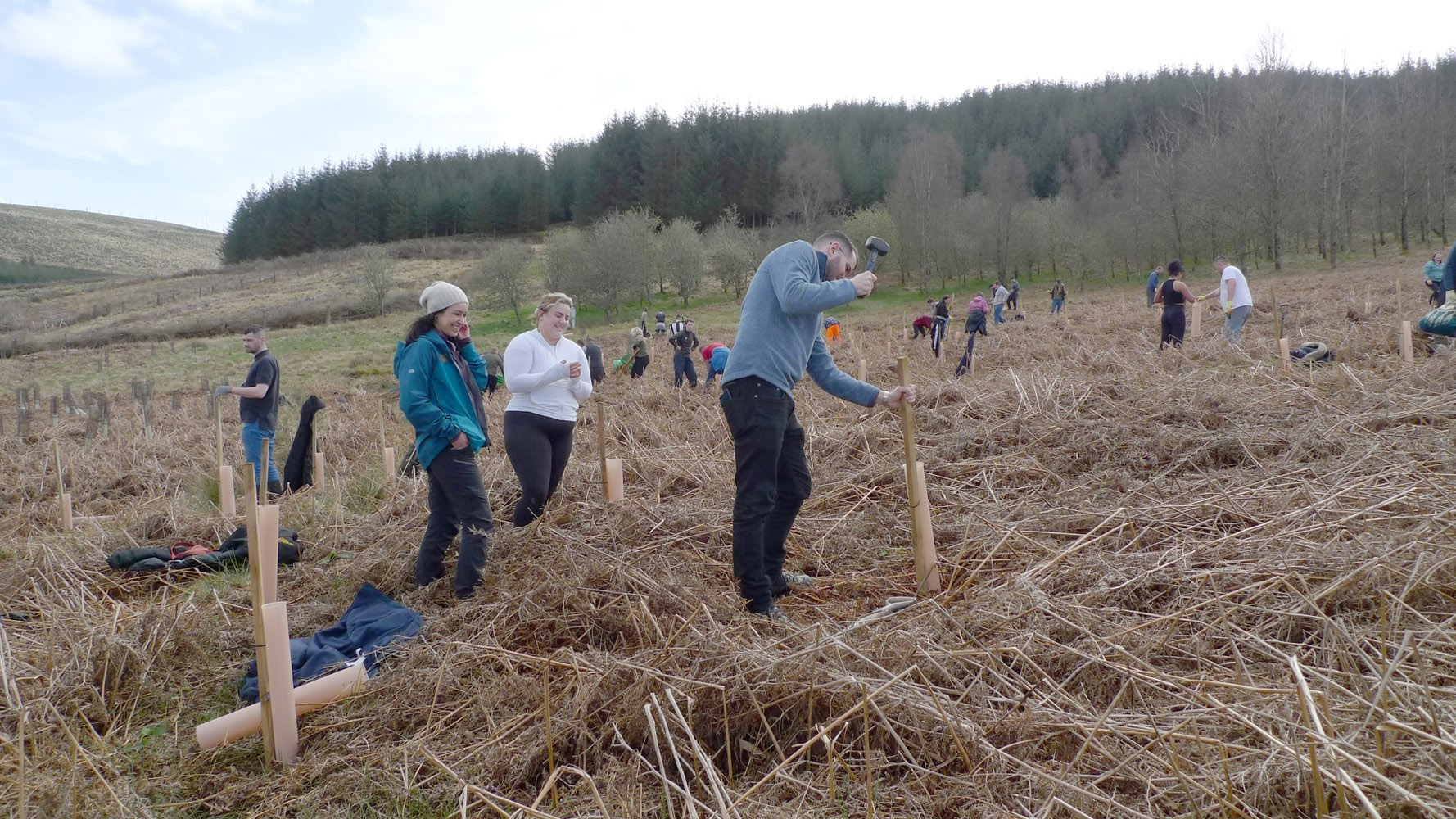 Phoenix Futures at Glenlude April 2024 - Paul Sweeny MSP with Josselyn