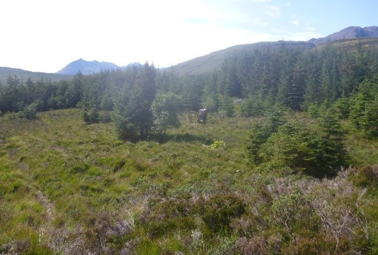 Peatland restoration on Skye