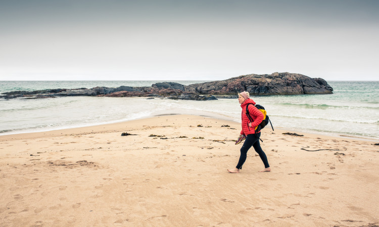 Helen Mort at Sandwood - LW Images
