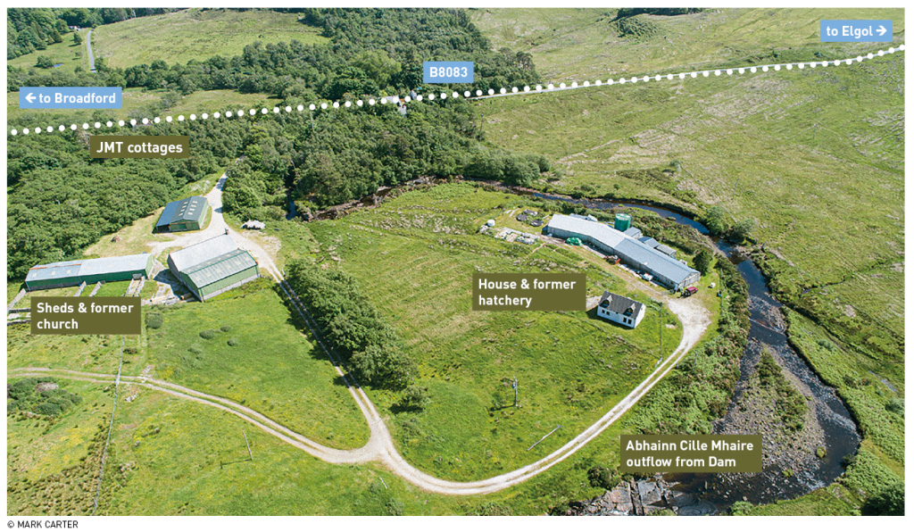 Strathaird Farm and ex hatchery