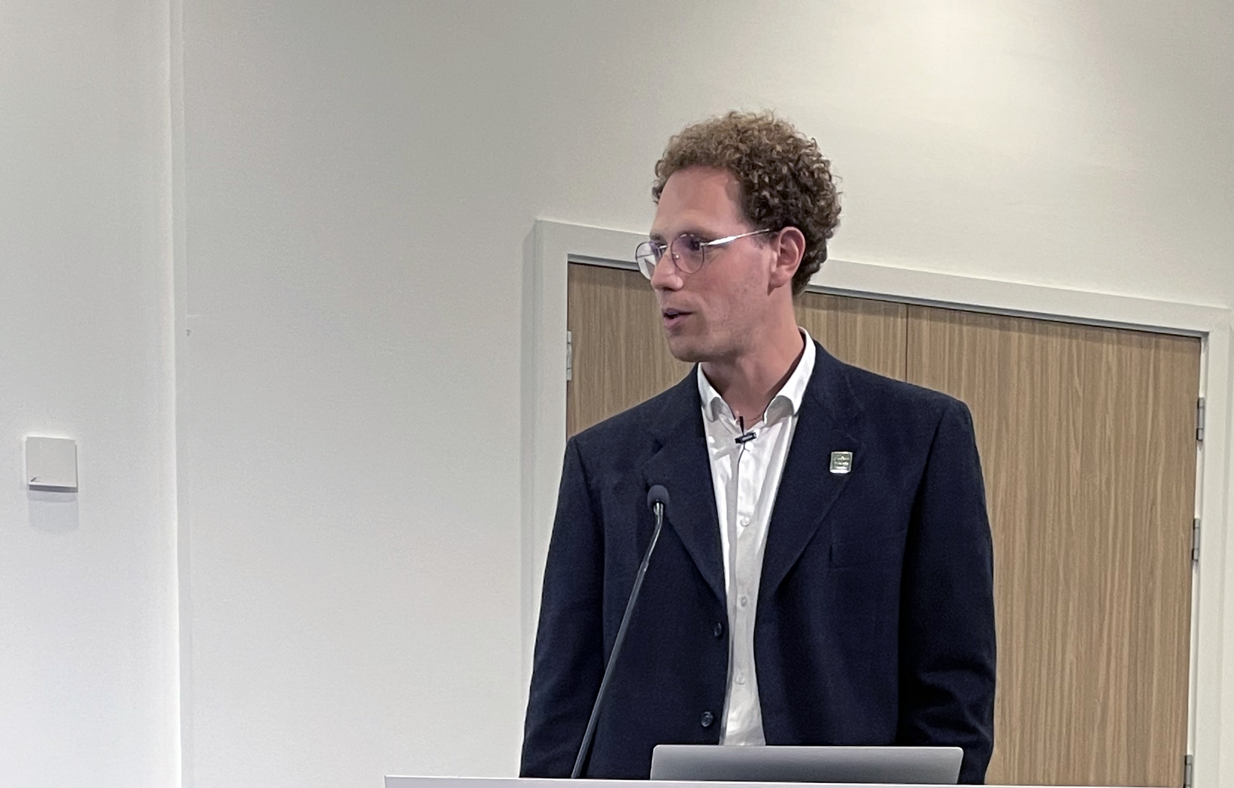 Thomas Widrow at SNP conference fringe event 2025